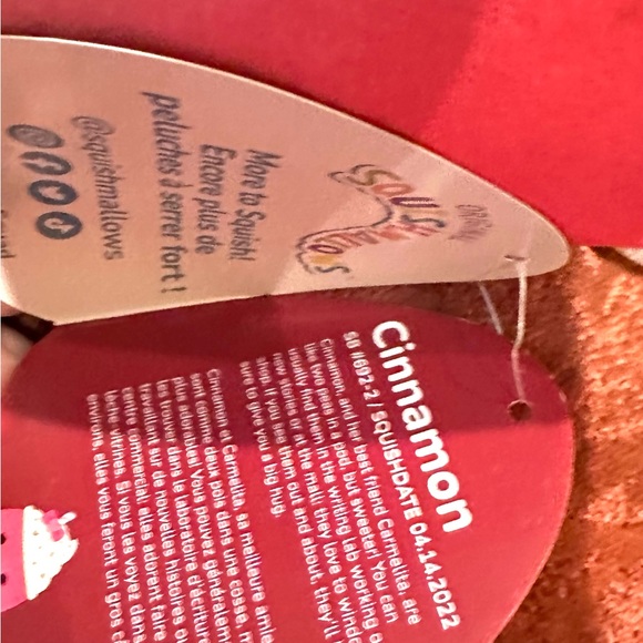 Squishmallow NWT Cinnamon ❤️Price Drop RARE 10" Non-Smoke/Pet Free/PlushNEW - Picture 8 of 9